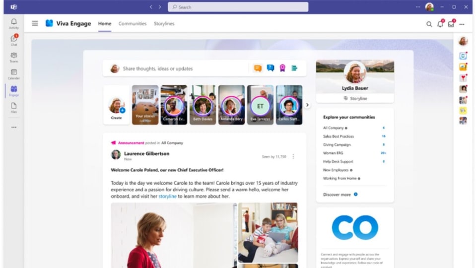 Viva Engage, la nueva red social de Microsoft