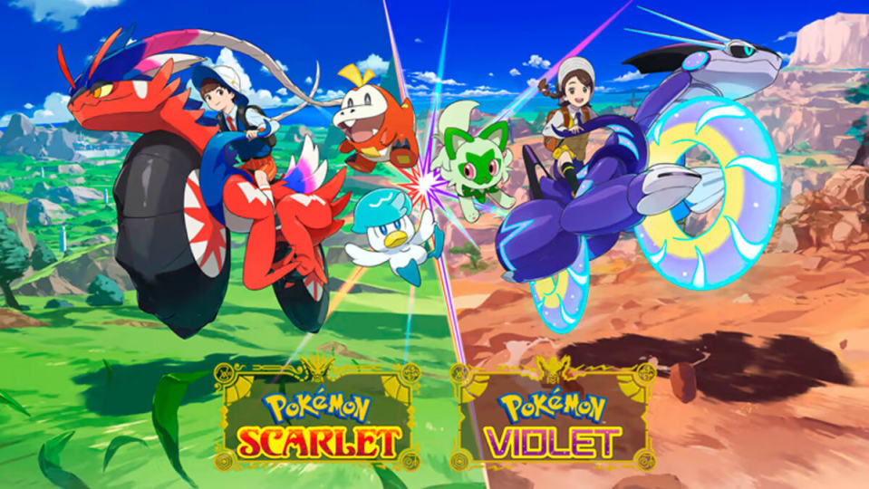 Los nuevos Pokémon Escarlata y Púrpura ya están aquí
