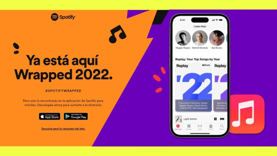 Spotify Wrapped y Apple Music Replay: averigua tus canciones y artistas más escuchados del año