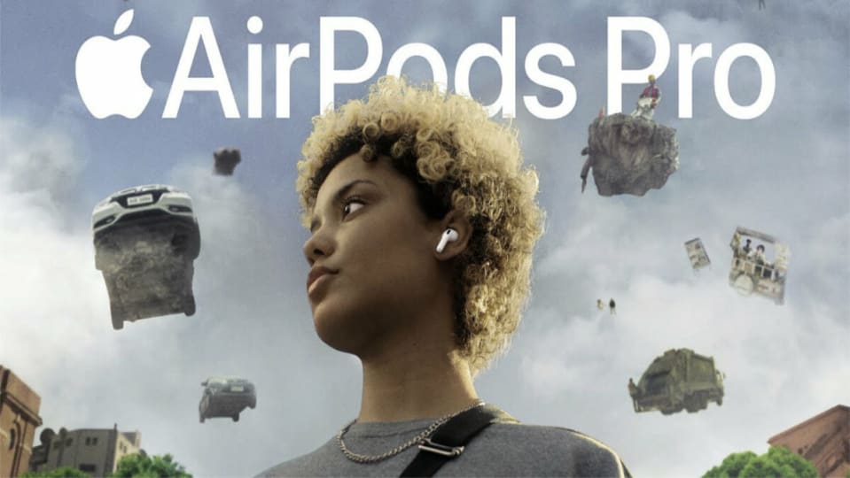 La cancelación de ruido de los AirPods Pro 2 es impresionante. Este anuncio de Apple también