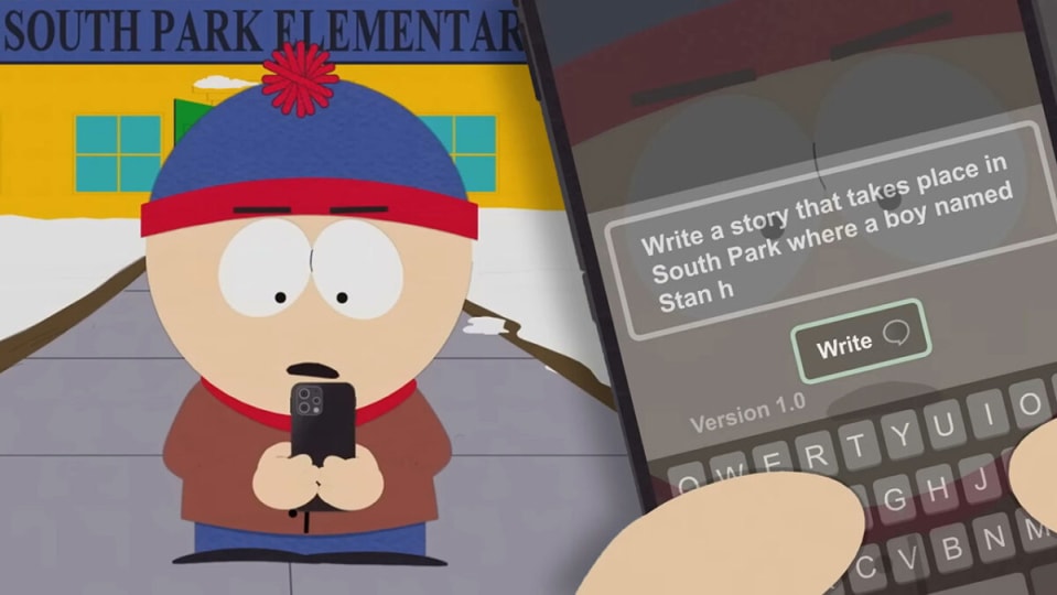 ¿Un guion de serie escrito por IA? ChatGPT protagoniza el último episodio de South Park