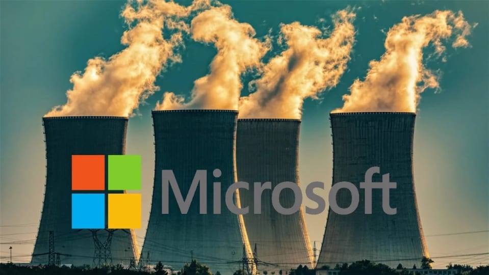 Microsoft apostará por la energía nuclear para alcanzar sus metas en inteligencia artificial