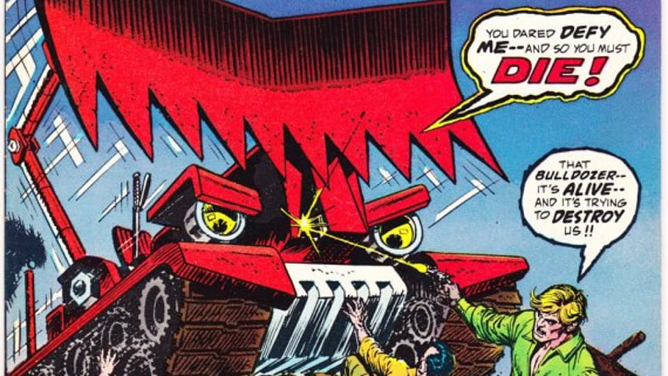 Bulldozers asesinos alienígenas en formato cómic: la extrañísima historia de ‘Killdozer’