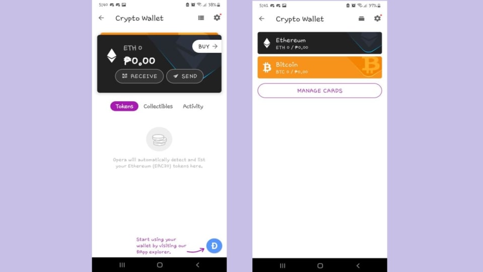 Opera for Android now supports direct Ethereum Layer 2 Wallet