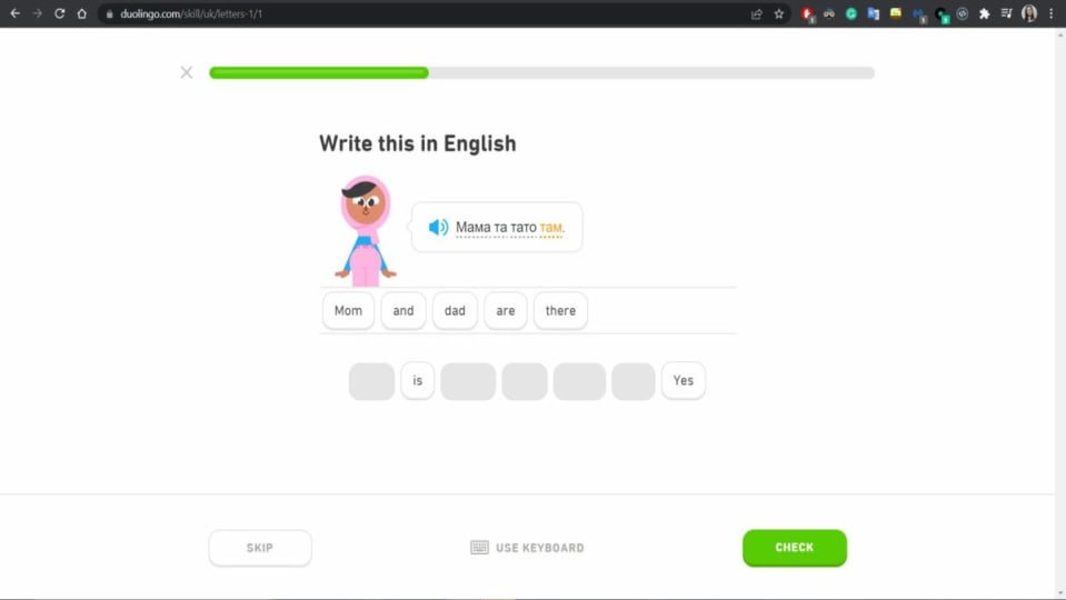 Duolingo shows support for Ukraine and those studying its language