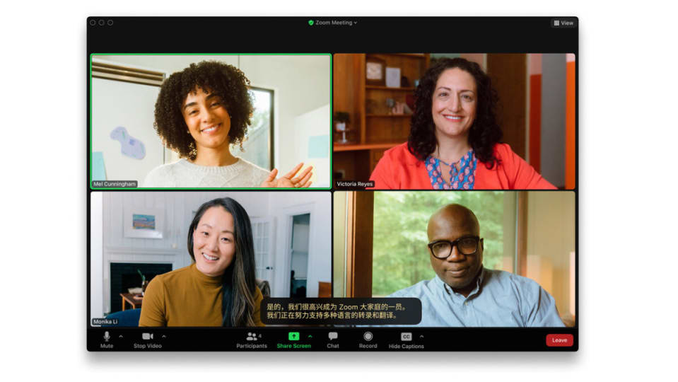 Zoom gets translated captions for video meetings but there is a catch