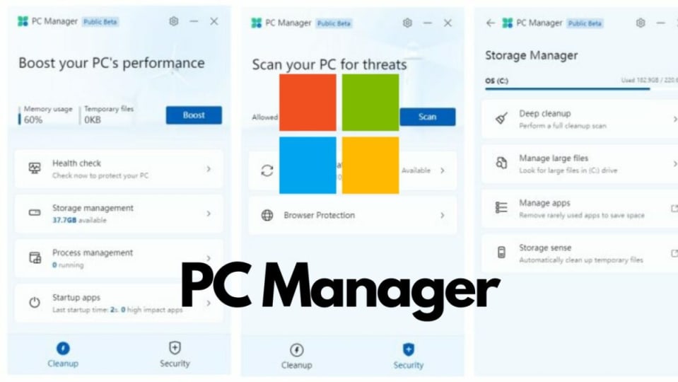 Learn how to use Microsoft PC Manager in 3 easy steps