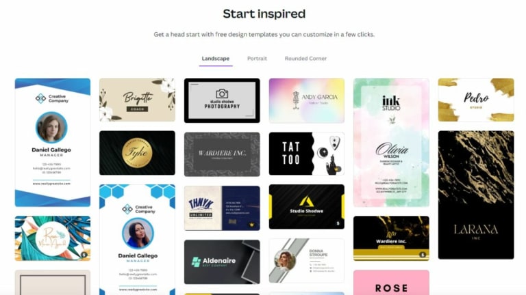 10 creative ideas for business cards using Canva
