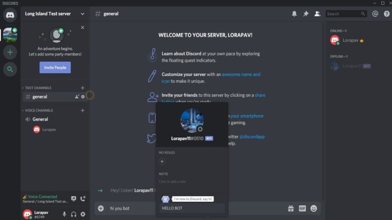 Automate functions when you install a Discord bot on your account