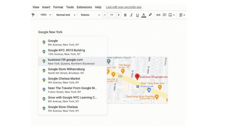 Google Docs update brings location services to your documents!