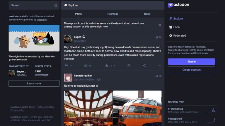 Mastodon now has over 1 million monthly active users with Twitter in disarray