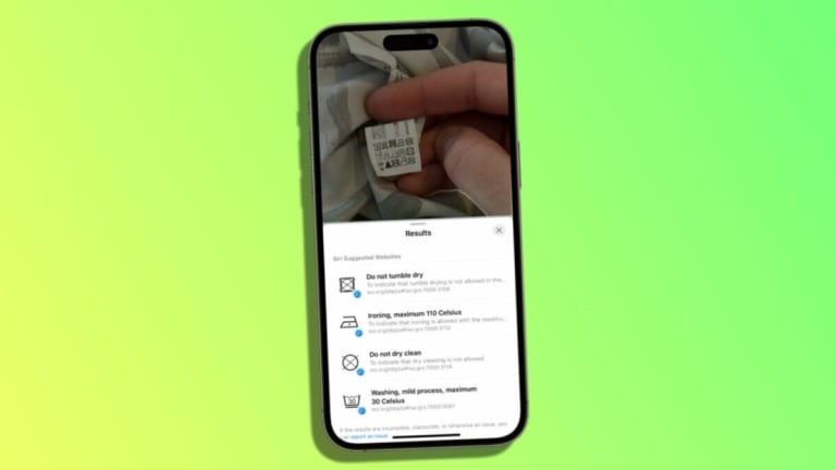 Revolutionary Apple Tool Decodes Laundry Labels Instantly with a Single Photo