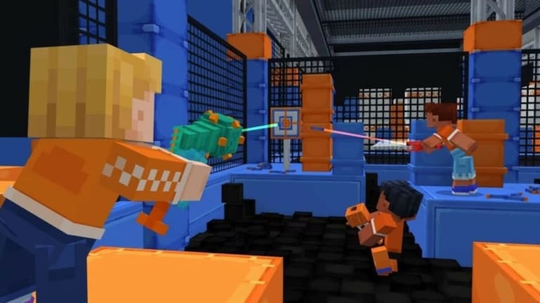Guns arrive in Minecraft with its latest free DLC
