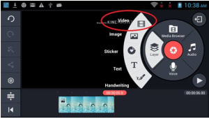 Cómo añadir capa de vídeo en KineMaster