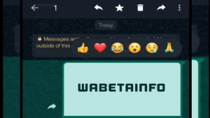 Reacción a mensajes con emoticonos en Whatsapp