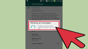 Quick Way to Backup WhatsApp