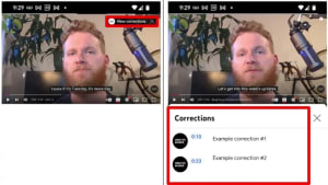 YouTube gives content creators an easy way to make corrections in videos