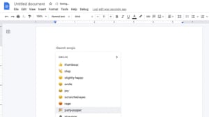 It is now easier than ever to insert emojis into Google Docs