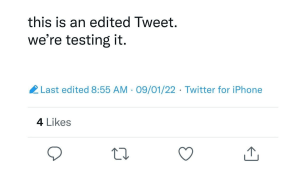 Twitter is officially testing an Edit Tweet button!