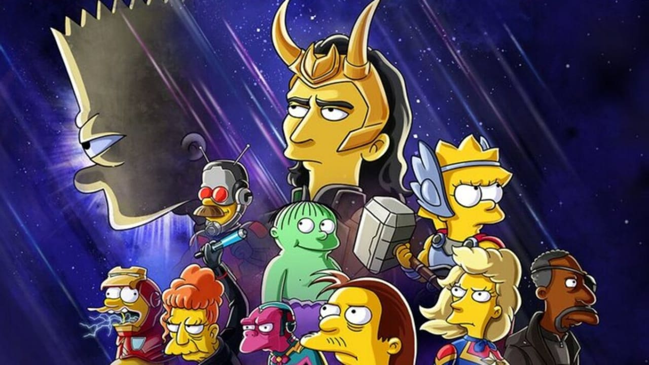 Loki y Los Simpsons se ven las caras en Disney+