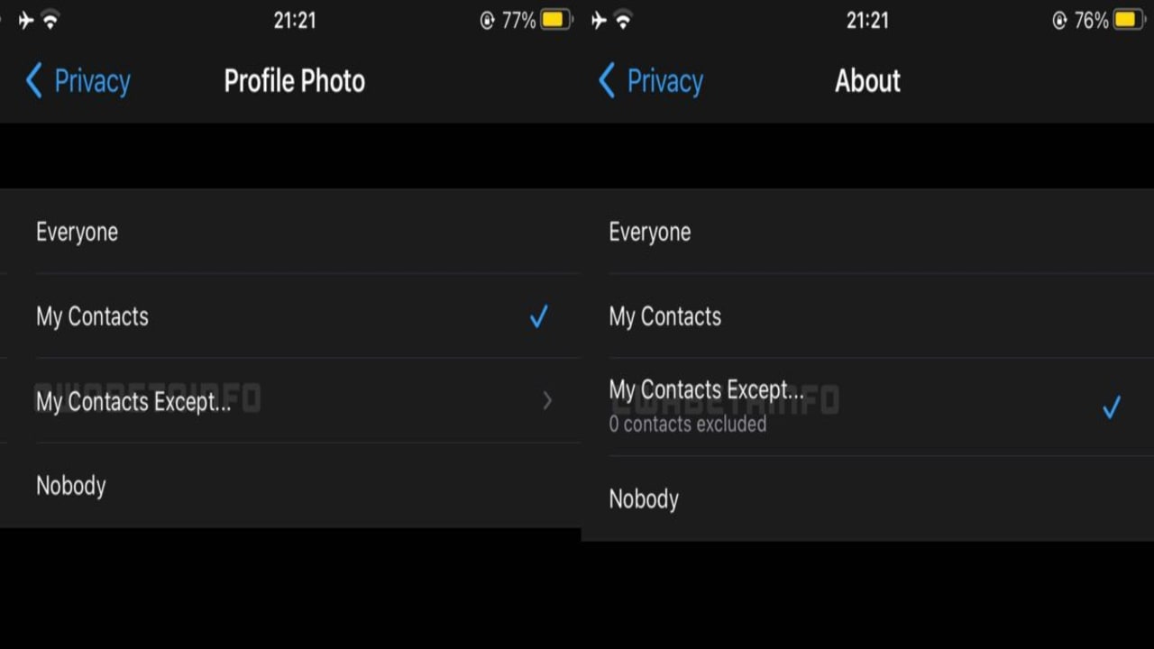 WhatsApp permitirá ocultar la última conexión a contactos específicos