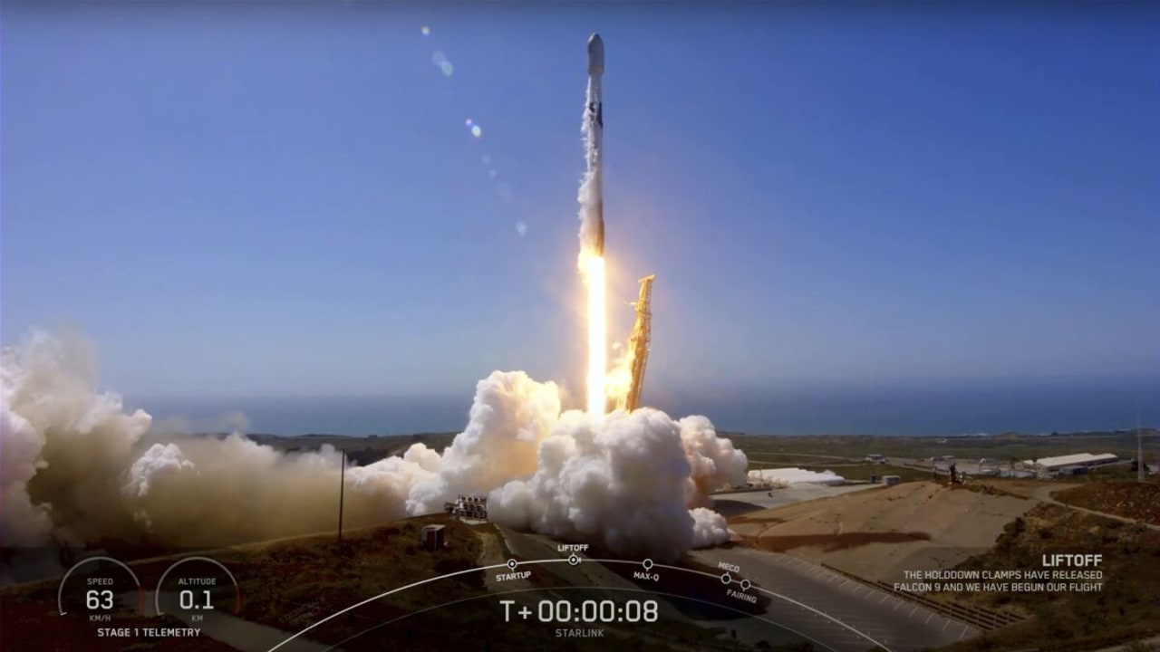 SpaceX pone en órbita 53 satélites Starlink gracias a su Falcon 9