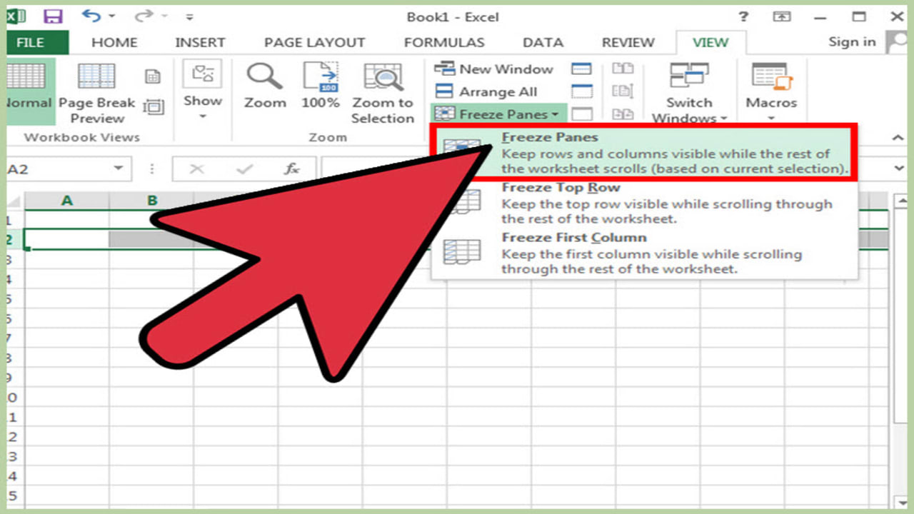 Microsoft Excel: How to Freeze a Row in 2 Fast Methods