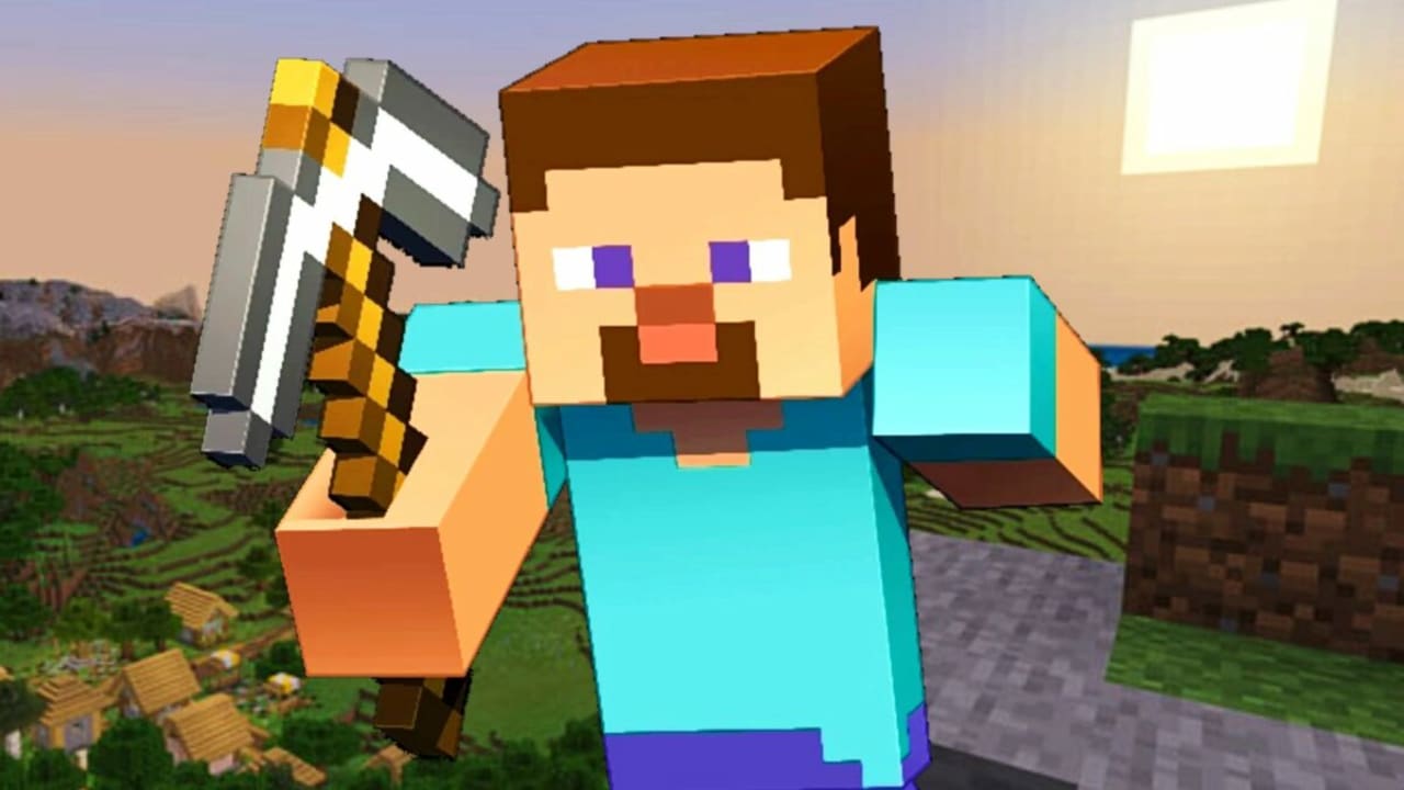 Minecraft Steve is sporting his iconic beard once more
