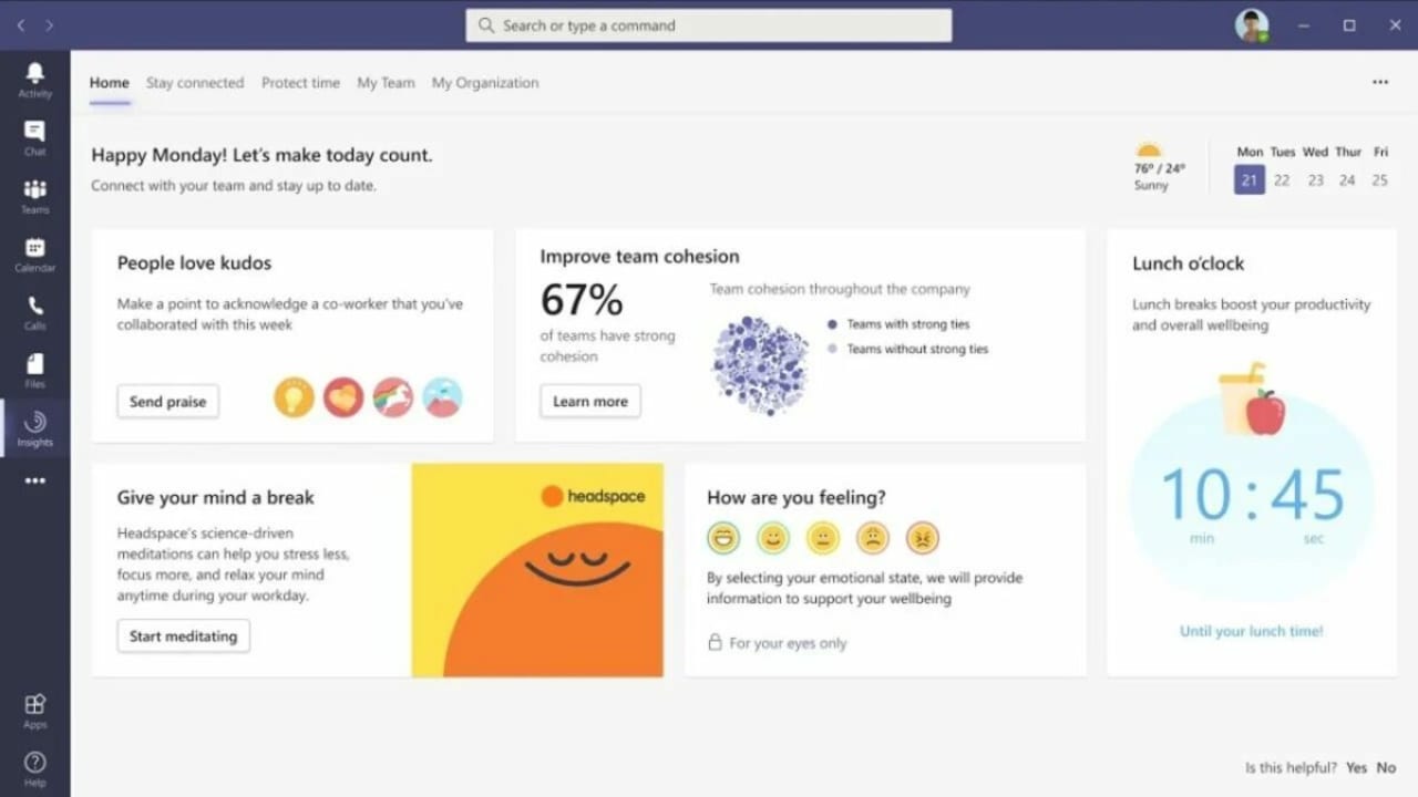 Change idle time in Microsoft Teams