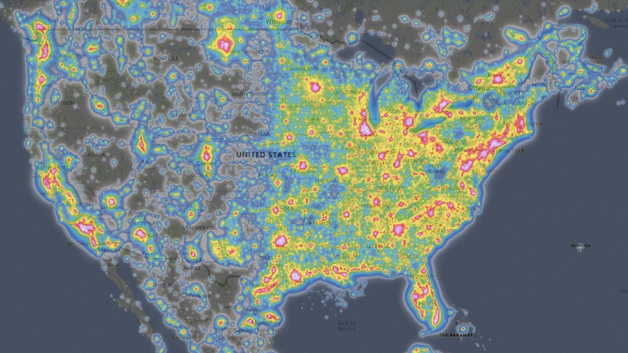 Get ready for the green comet! Find the clearest skies with this light pollution map.