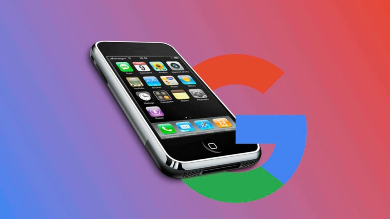 Did you know that Google was playing with the iPhone in 2007?