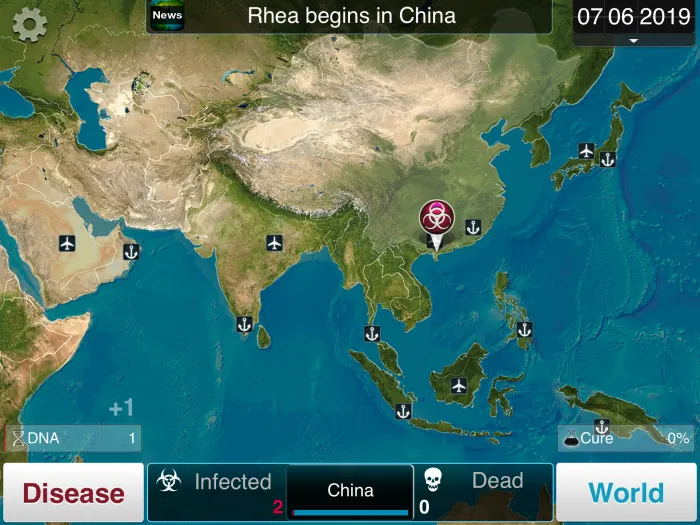 Plague started in China