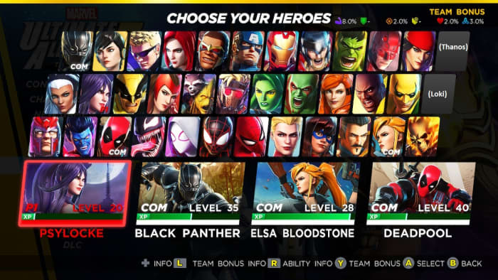 How To Unlock Every Character In Marvel Ultimate Alliance 3