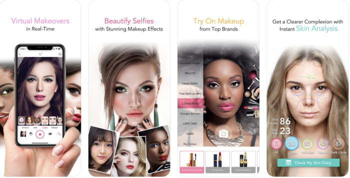 youcam makeup selfie app