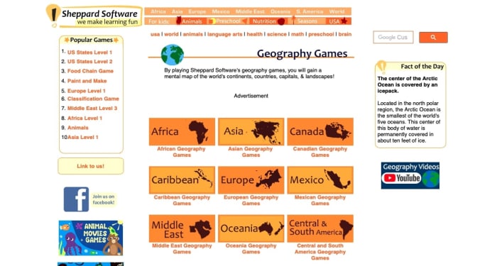Learn Geography For Free With Sheppard Software Softonic
