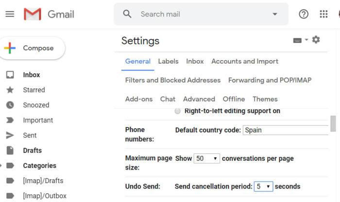 forward email settings for gmail