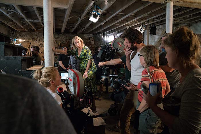 a quiet place emily blunt behind the scenes