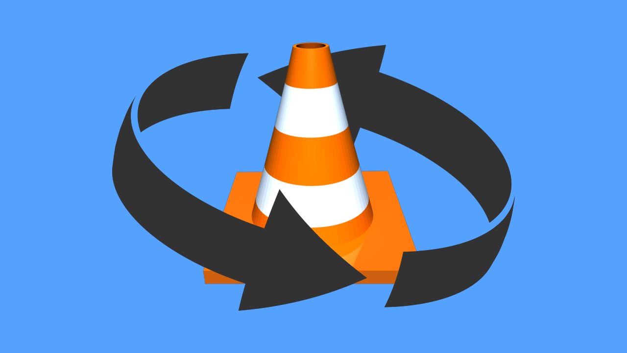 vlc save rotated video