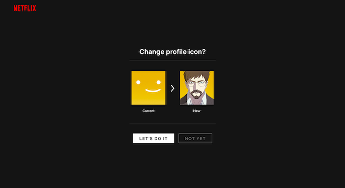 how to change netflix avatar step 5