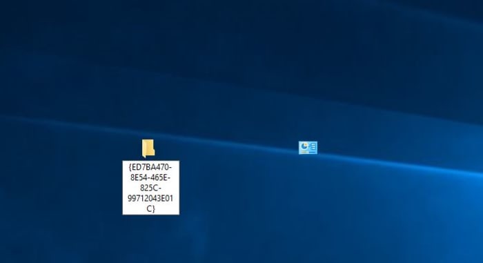 Windows 10 God Mode icon change