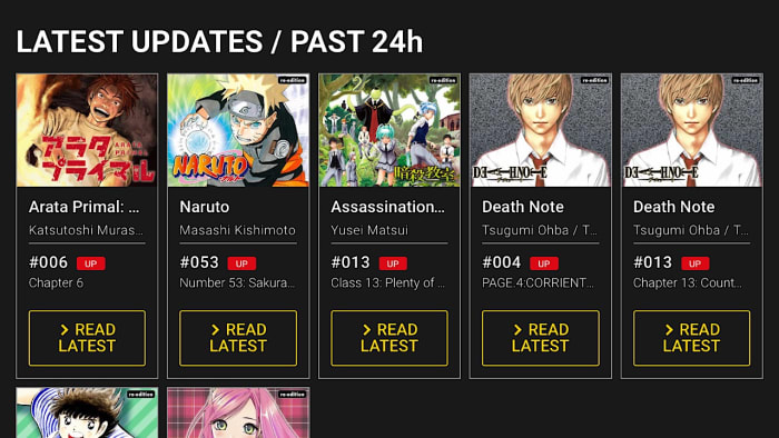manga plus latest updates