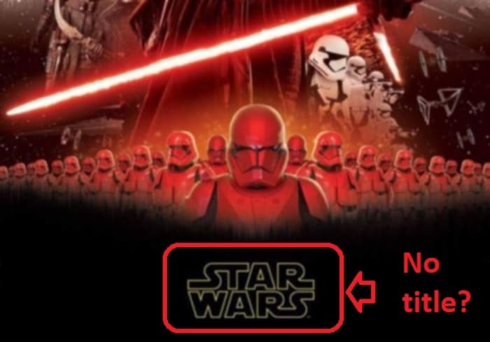 Star Wars episode 9 leaked poster no title