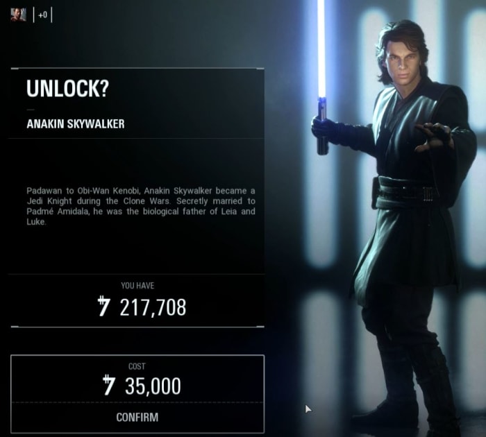 Unlock Anakin EA Star Wars Battlefront 2