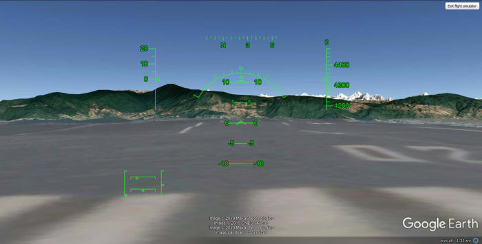 google earth flight simulator mac control.s