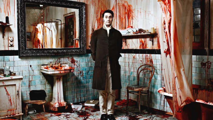 what we do in the shadows bloody bathroom
