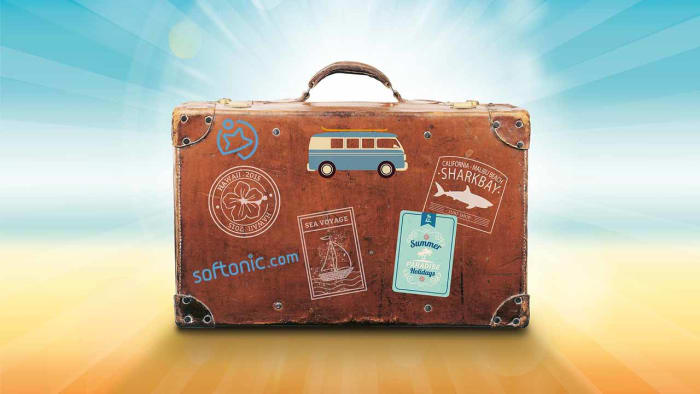 A suitcase a traveller's suitcase