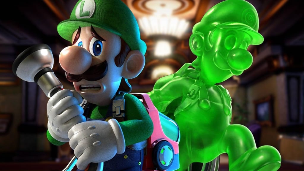 Luigi y Gooigi en Luigi's Mansion 3