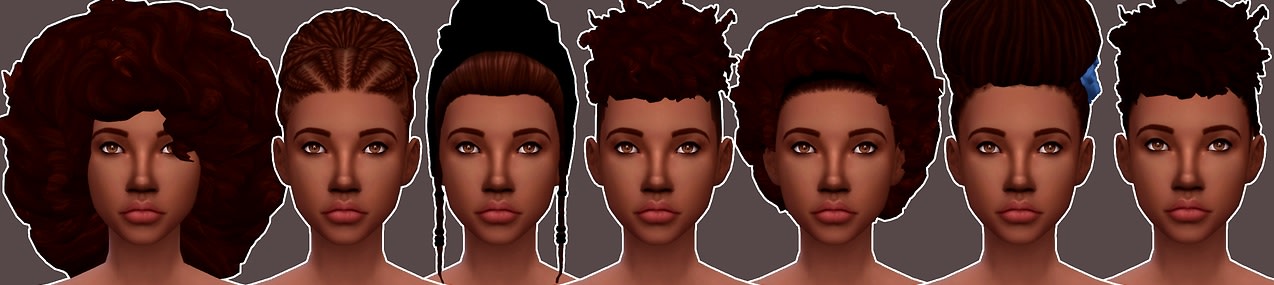 Los Sims 4 Curly Fro mod
