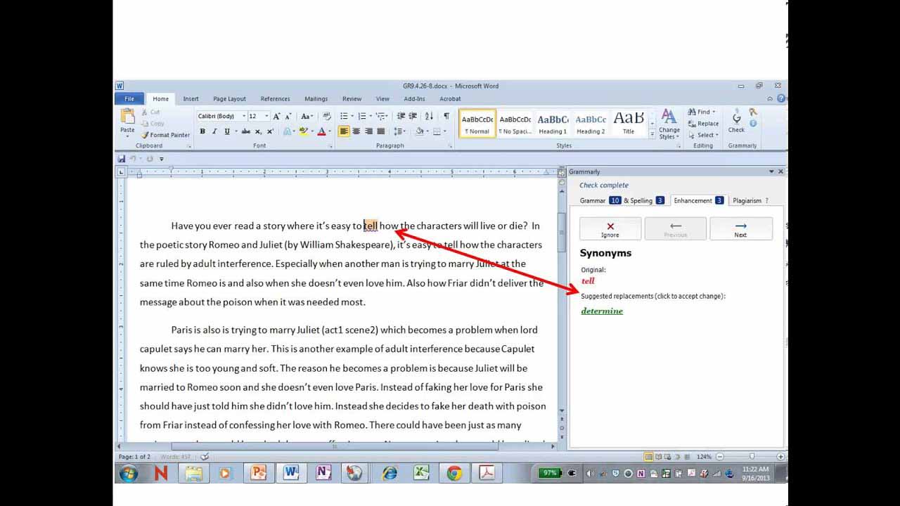 how to add grammarly to word on windows