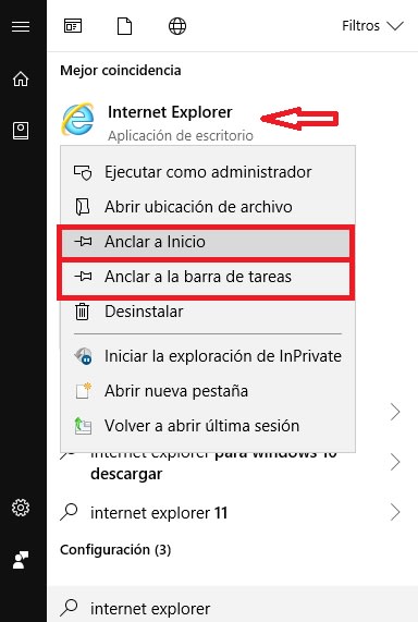 Cómo descargar Internet Explorer para Windows 10